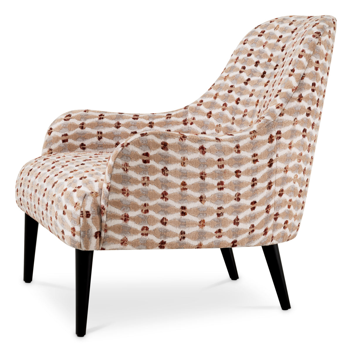 Fotel Colette, ariane beige orange