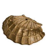 Misa Seashell, wykończenie mosiądz vintage