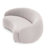 Sofa ogrodowa Amore, tkanina Mauritius, jasnoszara