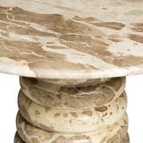Stolik kawowy Lerici, chocolate marble