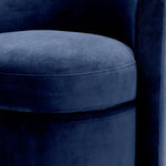 Stołek Arcadia, tkanina Savona, granatowy (midnight blue)