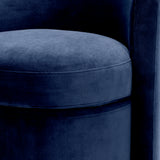 Stołek Arcadia, tkanina Savona, granatowy (midnight blue)