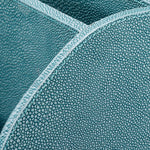 Zestaw biurkowy Scaleo | Faux Blue Shagreen | Zestaw 3 szt.