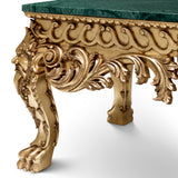 Stolik kawowy Matthias, wykończenie antique gold