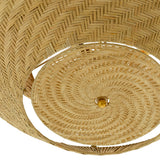Żyrandol Tavira, naturalny rattan