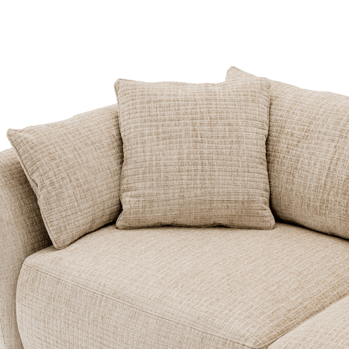 Sofa Zevron, tkanina Alvyn kremowa