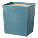 Zestaw biurkowy Scaleo | Faux Blue Shagreen | Zestaw 3 szt.
