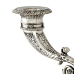 Świecznik Whitney, wykończenie antique silver