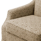 Fotel obrotowy Madison, frieze jacquard beige
