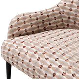Fotel Colette, ariane beige orange