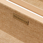 Pudełko dekoracyjne Elvane, tan leather