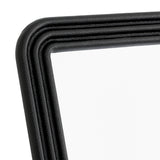 Ramki na zdjęcia Elvane, black leather, komplet 2 szt.