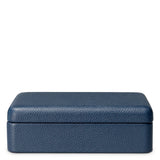 Pudełko na karty The Ridges (2 talie w zestawie), blue leather