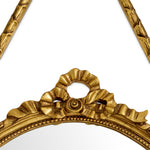 Lustro Pierpont, wykończenie antique gold