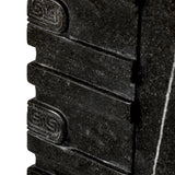 Lampa stołowa Cong dark grey marble incl shade