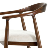 Stołek barowy Beale, wykończenie classic brown, sentier cream