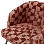 Krzesło do jadalni Aiden carmin burgundy