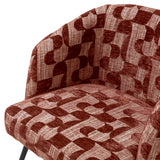 Krzesło do jadalni Aiden carmin burgundy