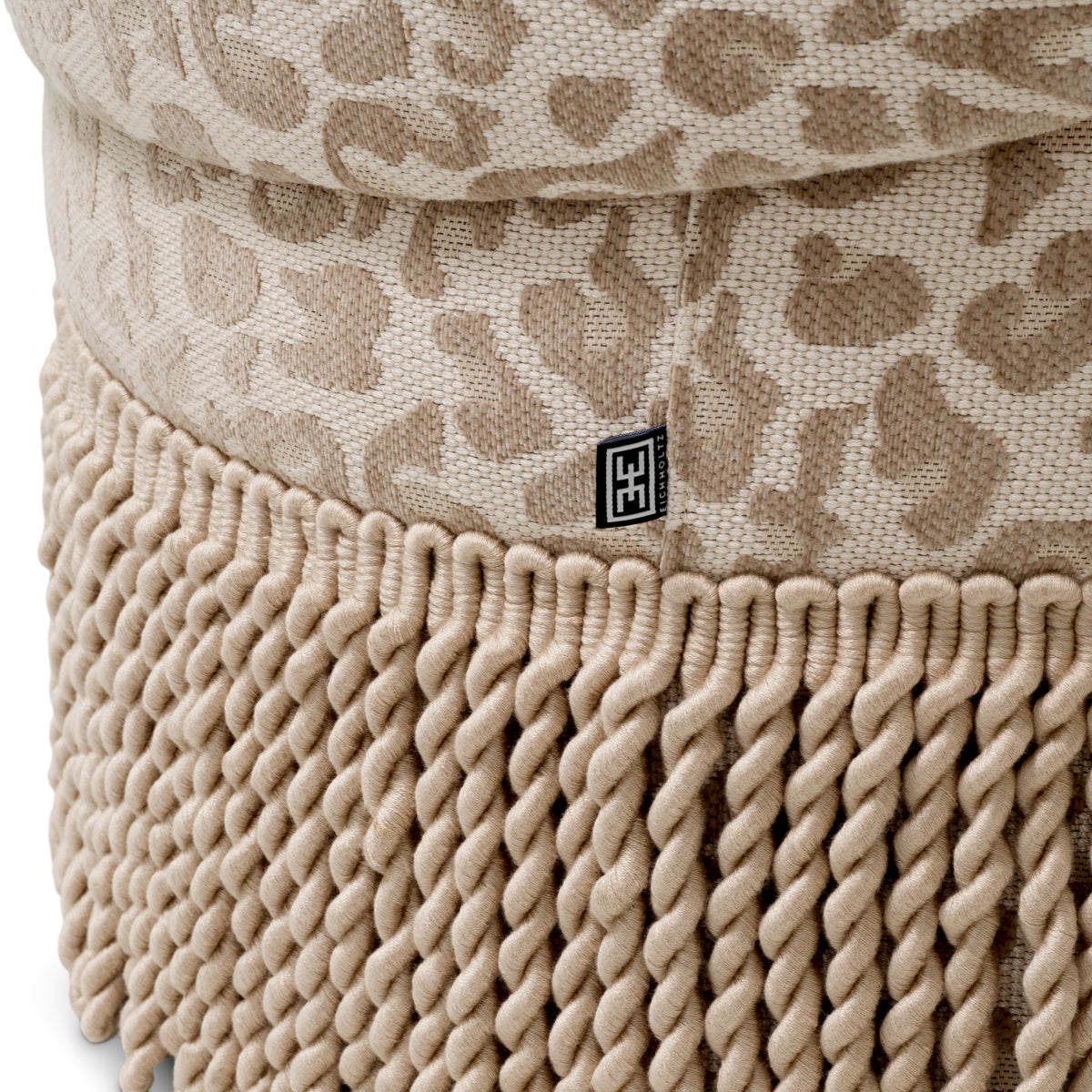 Stołek do jadalni Greer, harley leopard beige