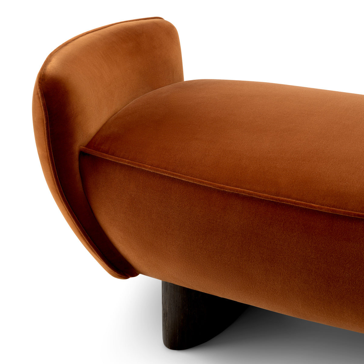 Ławka Stirling, sonoma burnt orange velvet