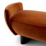 Ławka Stirling, sonoma burnt orange velvet