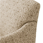 Fotel obrotowy Madison, frieze jacquard beige