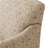 Fotel obrotowy Madison, frieze jacquard beige