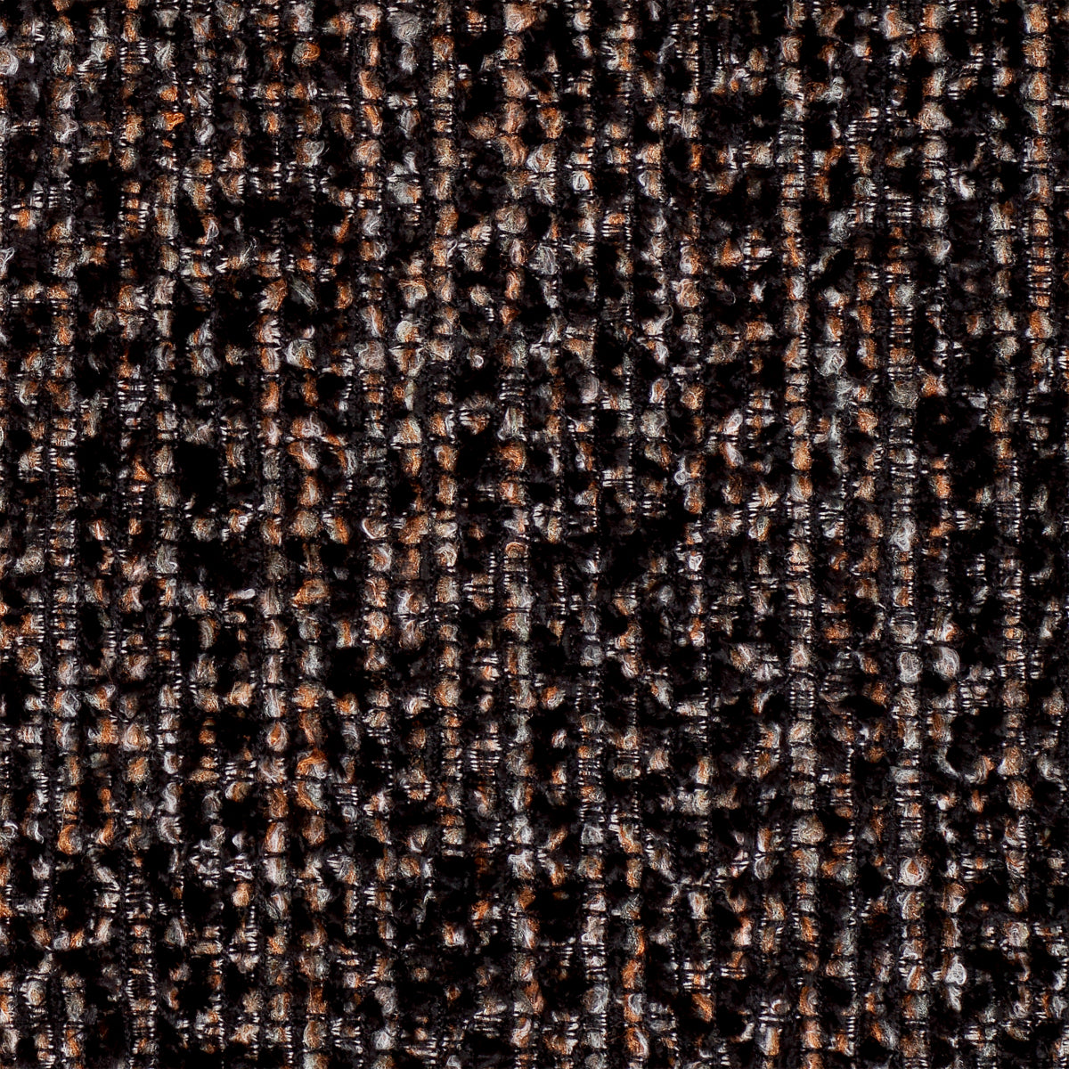 Sofa Stelvio, wykończenie walnut, norman bouclé black