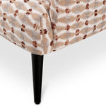 Fotel Colette, ariane beige orange