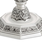 Świecznik Delavigne, wykończenie antique silver