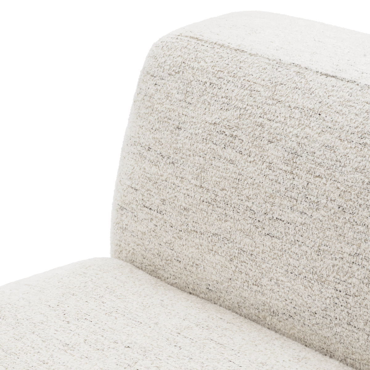 Sofa Bastion, tkanina Seashell złamana biel, okleina w kolorze węglowej szarości
