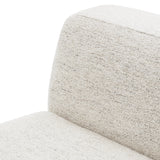 Sofa Bastion, tkanina Seashell złamana biel, okleina w kolorze węglowej szarości