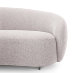 Sofa ogrodowa Amore, tkanina Mauritius, jasnoszara