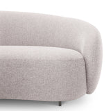 Sofa ogrodowa Amore, tkanina Mauritius, jasnoszara