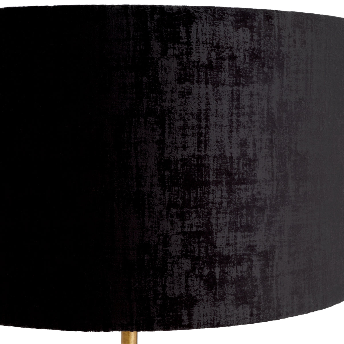 Lampa podłogowa Rosetti, wykończenie w mosiądzu vintage, klosz w zestawie