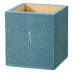 Zestaw biurkowy Scaleo | Faux Blue Shagreen | Zestaw 3 szt.