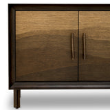 Komoda Chinnery charcoal brown oak veneer