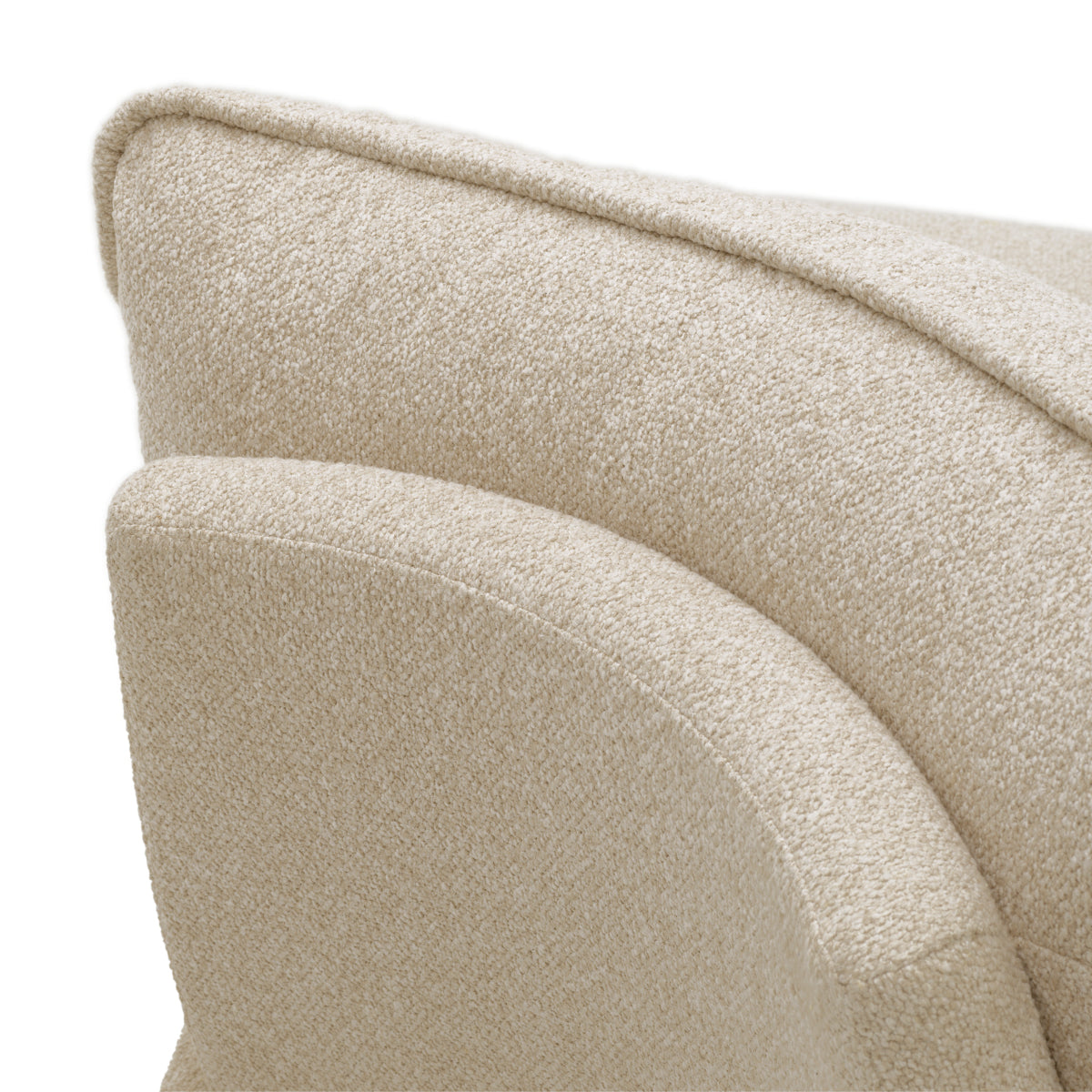 Sofa modułowa Cresson, tkanina Daley, piaskowa – narożnik zewnętrzny