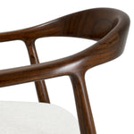 Stołek barowy Beale, wykończenie classic brown, sentier cream