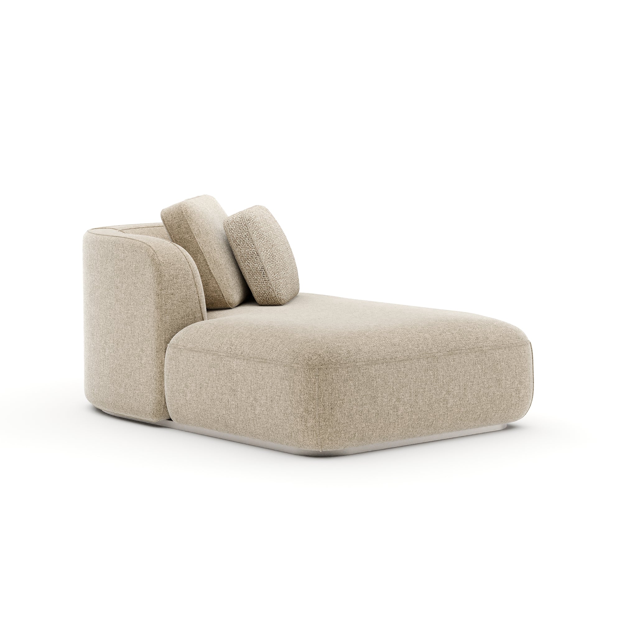 Sofa Sasso – szezlong LAF | Oatmeal