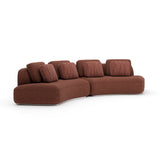 Narożnik Sasso – dwuczęściowa zakrzywiona sofa | Saffron, UPH-426-SEC1-A