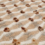 Fotel Colette, ariane beige orange