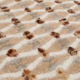 Fotel Colette, ariane beige orange