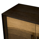 Komoda Chinnery charcoal brown oak veneer