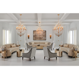 Sofa pikowana z ćwiekami – moduł LAF