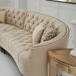Sofa pikowana z ćwiekami – moduł LAF