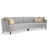 Sofa pikowana z ćwiekami – moduł LAF