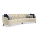 Sofa pikowana z ćwiekami – moduł LAF