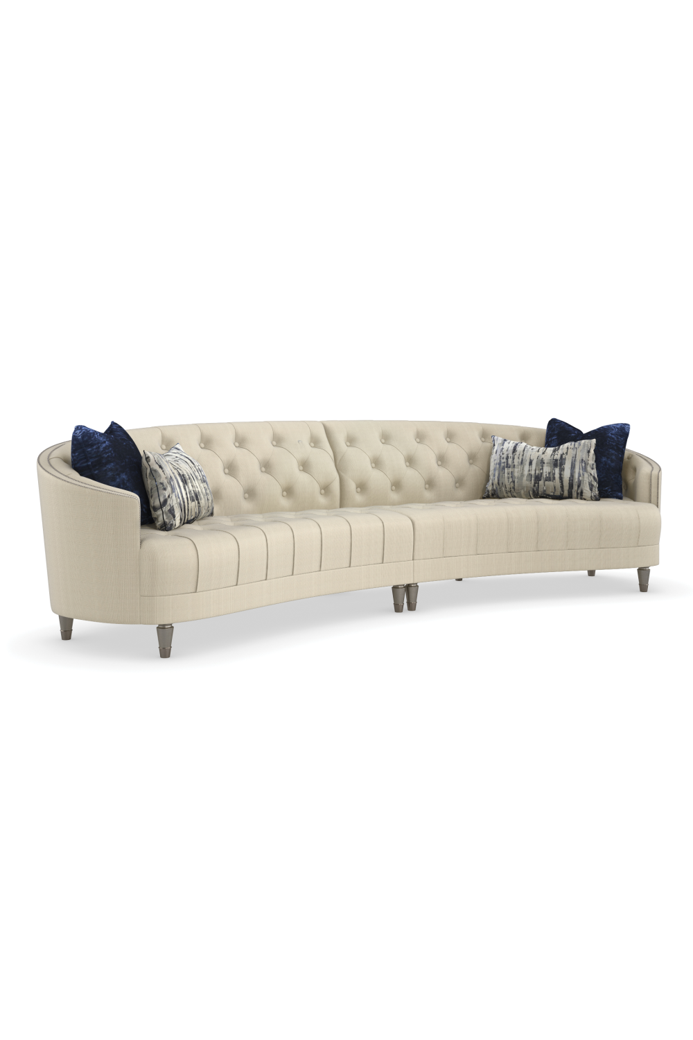 Sofa pikowana z ćwiekami – moduł LAF