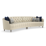 Sofa pikowana z ćwiekami – moduł LAF